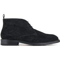 Jones Bootmaker Mens Deacon Suede Lace-Up Leather Lined Boots - Black
