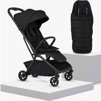 Silver Cross Nia Stroller And Footmuff Bundle - Onyx