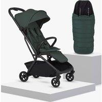Silver Cross Nia Stroller And Footmuff Bundle - Conifer