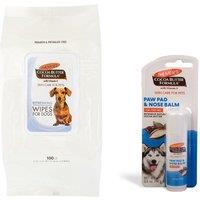 Palmers Palmer'S For Pets Dog Wipes With Cocoa Butter 100Ct/Palmer'S For Pets Paw Pad & Nose Balm On-The-Go With Cocoa Butter 0.5Oz