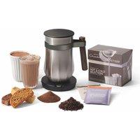 Hotel Chocolat The Velvetiser System, Sachet Box & Dunking Biscuits - Pewter
