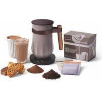 Hotel Chocolat The Velvetiser System, Sachet Box & Dunking Biscuits - Pebble