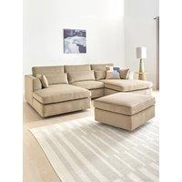 The Very Collection Hartley U-Shape Sofa + Small Footstool Set (Buy & Save!)