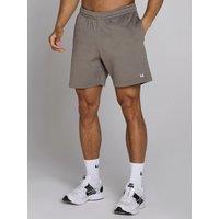 Myprotein Mens Training Rest Day 7 Drawstring Sweatshirt Shorts - Brown
