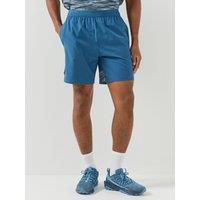 Montirex Mens Trail Panel 2.0 Stretch Side Pocket Shorts - Blue
