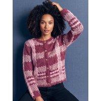 Roman Brushed Check Cardigan