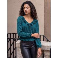 Roman Petite Frill Front Top