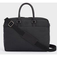 Osprey London The Grantham Waxed Canvas & Leather Laptop Bag - Black