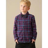 Angel & Rocket Boys Abel Brushed Check Shirt - Navy