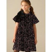 Angel & Rocket Girls Macie Bow Shoulder Sequin Dress - Pink