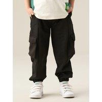 Angel & Rocket Boys Frank Panelled Cuffed Jogger - Black