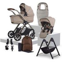 Silver Cross Reef 2 Special Edition Accessory Bundle & Carry Cot Stand - Frappe