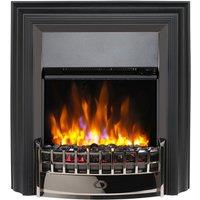 Dimplex Cheriton Deluxe Optiflame 2Kw Freestanding Electric Fire, Remote Control, Black Nickel