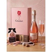 Virgin Wines Rose Prosecco & Hotel Chocolat Gift Set