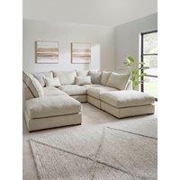 The Very Collection Laguna Modular U-Shape Sofa With Two Footstools - Made To Order In The Uk
