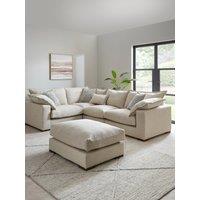 The Very Collection Laguna Reversible Double Arm Modular Corner Group + Footstool (Buy & Save!) - Made To Order In The Uk