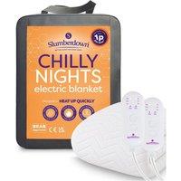 Slumberdown Chilly Nights Electric Blanket, Single