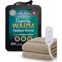 Slumberdown Slumberdown Elegantly Warm Luxury Heated Throw, Mole