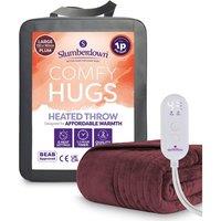 Slumberdown Slumberdown Comfy Hugs Heated Throw, Plum