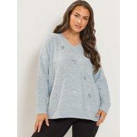 Yours Curve Heart Jumper