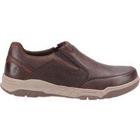 Hush Puppies Mens Fletcher Slip On Memory Foam Shoes - Brown