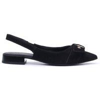 Hush Puppies Womens Vesper Buckle Detail Slingback Shoes - Black