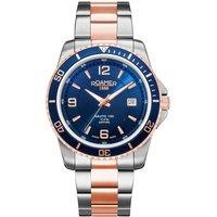 Roamer Of Switzerland Mens Nautic 100 Swiss Made Sapphire Crystal Watch - Silver