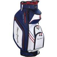 Macgregor Principal 10 Cart Bag - Navy/White/Red