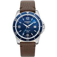 Roamer Of Switzerland Mens Nautic 100 Swiss Made Sapphire Crystal Watch - Brown