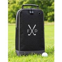 Treat Republic Personalised Black Golf Shoe Bag