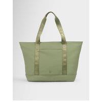 Sweaty Betty Womens City Goer Wide Strap Faux Leather Tote Bag - Green