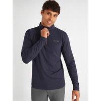 Calvin Klein Golf Mens Golf Newport Half Zip Stretch Jersey Golf Top - Navy