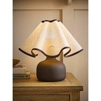 Valuelights Emilia Brown Table Lamp With Bulb