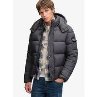 Superdry Mens Premium Ripstop Puffer Jacket - Grey