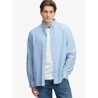Superdry Mens Preppy Oxford Long Sleeve Regular Fit Shirt - Blue