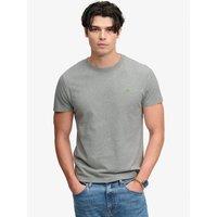 Superdry Mens Essential Sdco Slim Fit Embroidered Logo T-Shirt - Grey