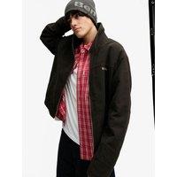 Superdry Mens Moleskin Ranch Relaxed Fit Full Zip Jacket - Green