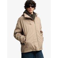 Superdry Mens Bench Relaxed Fit Hooded Ripstop Jacket - Beige