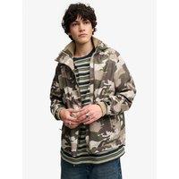 Superdry Mens Hooded Ripstop Zip Pocket Jacket - Green
