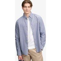 Superdry Mens Preppy Oxford Relaxed Fit Long Sleeve Shirt - Navy