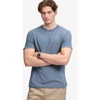 Superdry Mens Essential Stacked Slim Fit T-Shirt - Blue