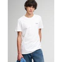 Superdry Mens Essential Embroidered Logo Crew Neck T-Shirt - White