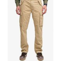 Superdry Mens Slim Taper Cargo Trousers - Beige