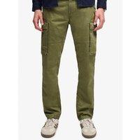 Superdry Mens Slim Taper Stretch Cargo Trousers - Green