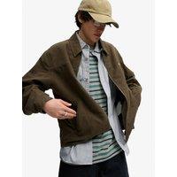 Superdry Mens Moleskin Lined Full-Zip Ranch Jacket - Brown