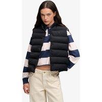 Superdry Womens Entry Padded Snap Gilet - Black