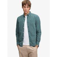 Superdry Preppy Poplin Long Sleeve Shirt - Green