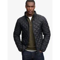 Superdry Mens Fuji Diamond Quilted Lightweight Jacket - Black