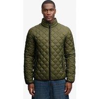 Superdry Mens Diamond Quilt Fuji Jacket - Green