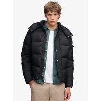 Superdry Mens Premium Ripstop Water-Repellent Puffer Jacket - Black
